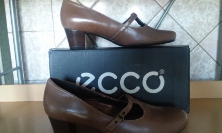 Продам Очень удобные, полностью кожаные туфли ECCO фирменные! 
Новые! 
Кожа, о. . фото 2