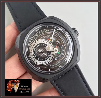 SEVENFRIDAY - Industrial Q-Series Automatic Black PVD Steel 49mm.
Reference: SF. . фото 2