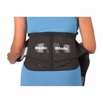 Бандаж для спини Mueller adjustable back brace with lumbar pad 

Регульований . . фото 2
