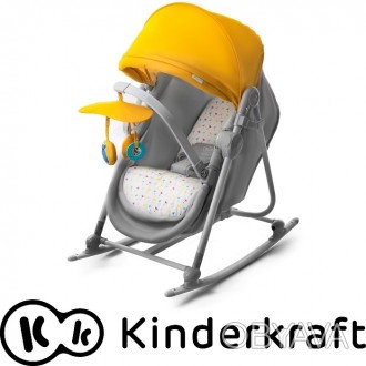 Детский шезлонг-качалка 5 в 1 Kinder Kraft "UNIMO"

5 функций : детская кроват. . фото 1