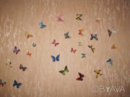 Стильные и модные бабочки на стену для декора вашей комнаты, они разных цветов и. . фото 1