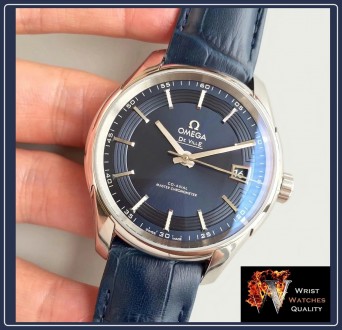 OMEGA - De Ville Hour Vision Blue Co-Axial Master Chronometer 41 mm
 Ref. 433.3. . фото 4
