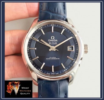 OMEGA - De Ville Hour Vision Blue Co-Axial Master Chronometer 41 mm
 Ref. 433.3. . фото 3