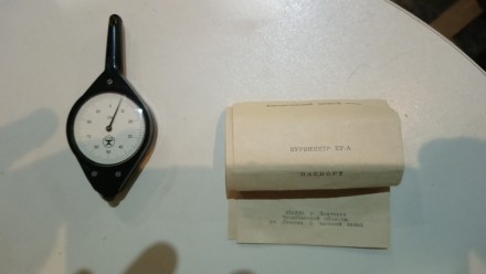 Советский курвиметр КУ-А с коробкой и паспортом, состояние по фото.. . фото 6