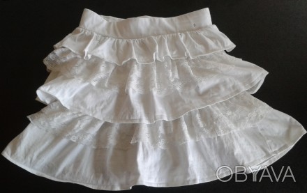 Белая юбка StBernard для девочки 9-11 лет ОТ – 66 см. По замерам: длина – 41 см,. . фото 1