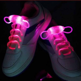 Светящиеся шнурки для обуви 1 пара - 2 штуки. Три режима работы: быстрое мигание. . фото 4