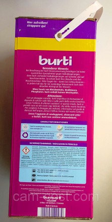 Безфосфатный стиральный порошок Burti 3,92кг (универсальный), пр-во Германия - с. . фото 3