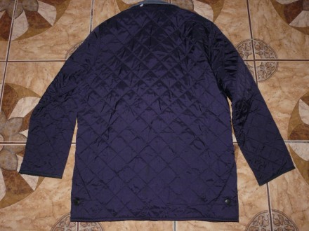 Куртка телогрейка (стёганая) морская тёмно-синяя Barbour на кнопках size L/50-52. . фото 5