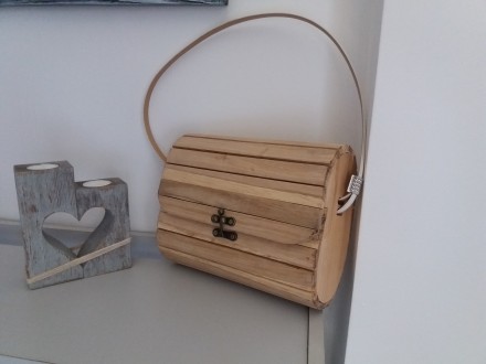 West Wood пропонує ексклюзивну сумочку з дерева, ручної роботи. Буде чудовий под. . фото 5