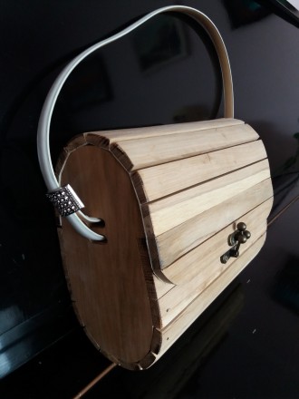 West Wood пропонує ексклюзивну сумочку з дерева, ручної роботи. Буде чудовий под. . фото 2