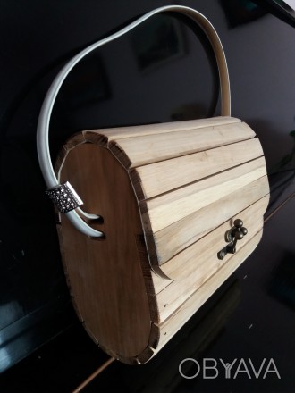 West Wood пропонує ексклюзивну сумочку з дерева, ручної роботи. Буде чудовий под. . фото 1