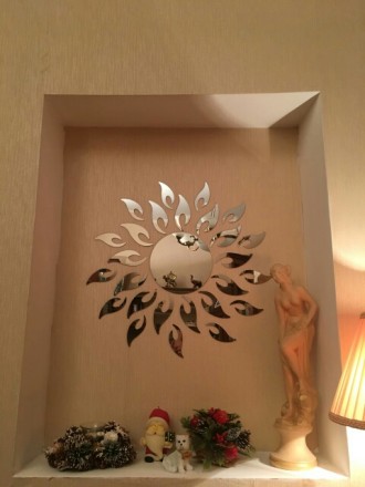 Предлагаю Вашему вниманию зеркальную наклейку "Солнце". Данный элемент декора мо. . фото 9