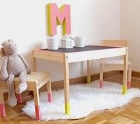 ИКЕА IKEA "ЛАТТ" Стол детский с 2 стульями, белый, сосна Арт 501.784.11 ПОД ЗАКА. . фото 5