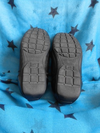 Кожаные черные туфли мальчику ( Mocassino Fatto a Mano Italy ) по стельке 20 см,. . фото 6