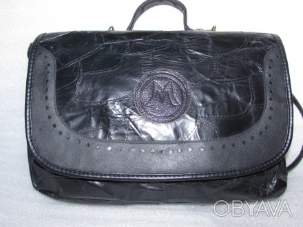 Супер сумка портфель натуральная кожа новая

Сумка изготовлена из плотной каче. . фото 1