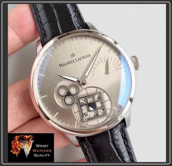 Maurice Lacroix - Masterpiece SQUARE WHEEL Silver Dial Automatic Steel 43mm 
Re. . фото 2