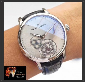 Maurice Lacroix - Masterpiece SQUARE WHEEL Silver Dial Automatic Steel 43mm 
Re. . фото 12