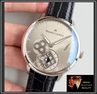 Maurice Lacroix - Masterpiece SQUARE WHEEL Silver Dial Automatic Steel 43mm 
Re. . фото 4