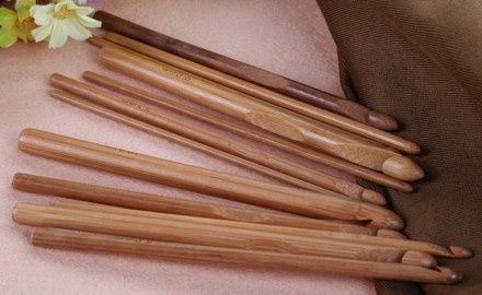 Набор крючков для вязания, 20 шт разного размера в удобном  чехле из кожзама. Ба. . фото 8