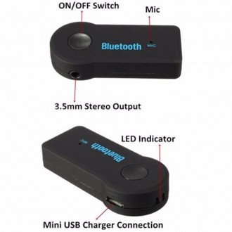 Bluetooth аудио адаптер-приемник предназначен для беспроводного соединения между. . фото 6