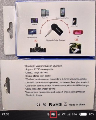 Bluetooth аудио адаптер-приемник предназначен для беспроводного соединения между. . фото 9