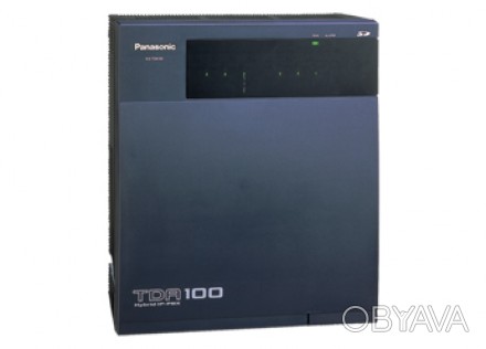 Мини АТС Panasonic KX-TDA100 в базовой комплектации (Базовый блок, материнка, ка. . фото 1