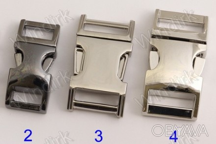 Фастекс металлический 3/8" для браслетов из паракорда
Применяется для изготовле. . фото 1