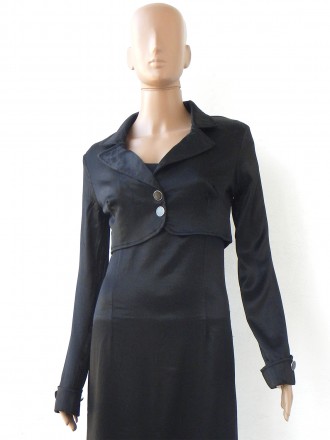 Чудове чорне плаття Defile Lux з болеро. Гарна, продумана модель. Прекрасно ляга. . фото 5