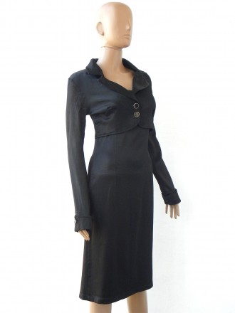 Чудове чорне плаття Defile Lux з болеро. Гарна, продумана модель. Прекрасно ляга. . фото 3