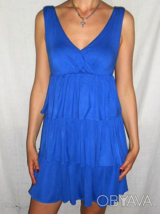 Продам платье "INCITY" р-р 46-48 в идеальном состоянии, синего цвета. Длина- 91 . . фото 1