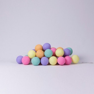 Тайская гирлянда на 20 шариков от батареек:

Новые коллекция: 10 шариков 2,7м-. . фото 6