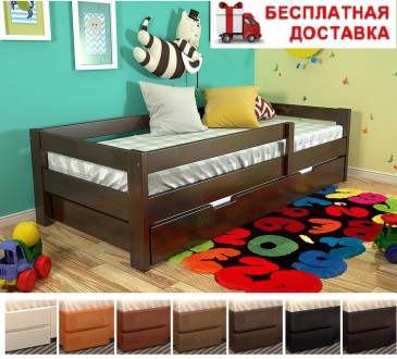 Детская кровать Альф - БЕСПЛАТНАЯ доставка.
Кровать может быть изготовлена из н. . фото 2