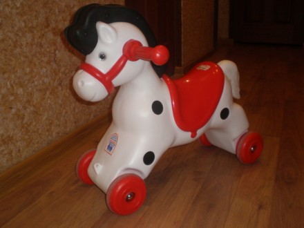 Продам качалку-каталку "Лошадка"  со съемным поддоном и колесиками для детей от . . фото 7