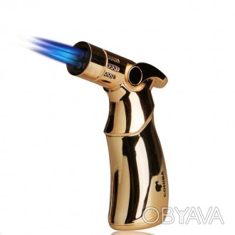 Фирменная 4-х пламенная зажигалка для сигар Cohiba 
Размеры: 112*70*30 мм 
Вес. . фото 1