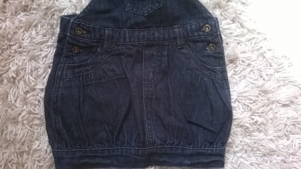 Моднячий, джинсовий сарафан, Ori Jeans, для дівчинки 86см (ми одягали у 2-3р,) у. . фото 5
