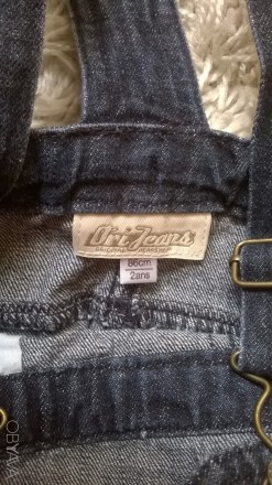 Моднячий, джинсовий сарафан, Ori Jeans, для дівчинки 86см (ми одягали у 2-3р,) у. . фото 4