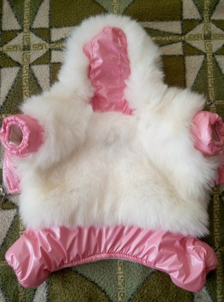 Продам Зимний пуховик-куртка, для собачки мелкой породы, для девочки. Состояние . . фото 11