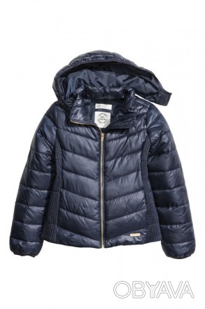 Демисезонная легкая курточка на девочку. Производитель H&M, Германия. Куртка тем. . фото 1