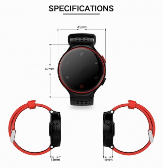 Умный водонепроницаемый часы браслет  smartband X2 RAZY COLOR IP68.Измерения Пул. . фото 4