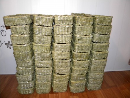 Плетенные корзинки для сервировки столов в HoReCa. Hand made.
Размер - 22*10*5 . . фото 6