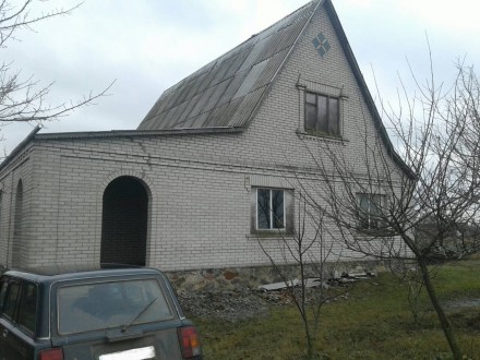 Продам участок 10 сот, с недостроенным домом 120 кв.м. ,расположен под Киевом, п. Ставище. фото 2
