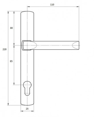Ручка дверная от отечественного производителя – это комплект алюминиевых ручек н. . фото 4