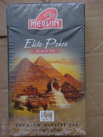 чай Mervin Elite Pekoe,черный,средне-листовой,заварной.. . фото 1