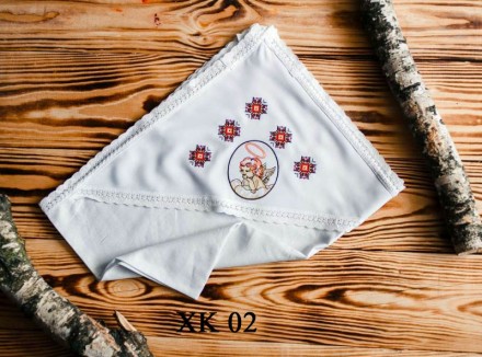 Яркий и красивый набор для крещения XK02. Современная украинская вышивка.

Укр. . фото 8
