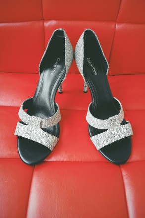 Эксклюзивные оригинальные дизайнерские туфли Calvin Klein из тиснённой кожи, при. . фото 3
