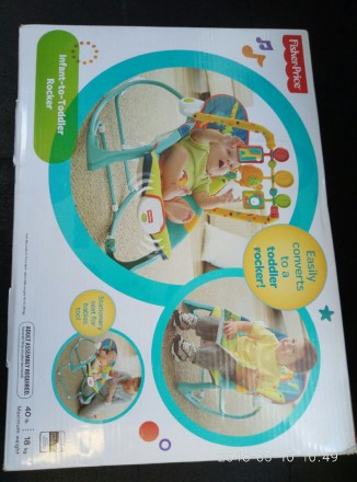Новое, в упаковке.
Портативное кресло-качалка "Зоопарк" рассчитана на детей вес. . фото 3