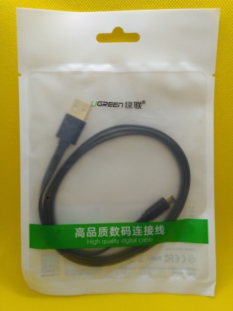 Якісний кабель USB - microUSB від виробника Ugreen для передачі даних і підключе. . фото 10