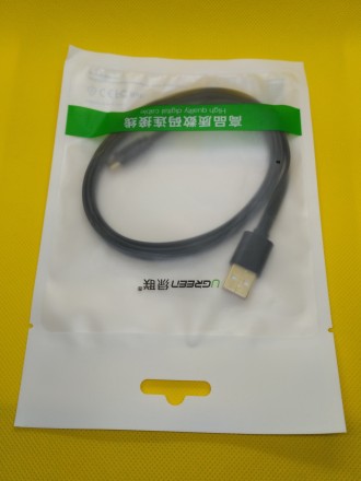 Якісний кабель USB - microUSB від виробника Ugreen для передачі даних і підключе. . фото 11