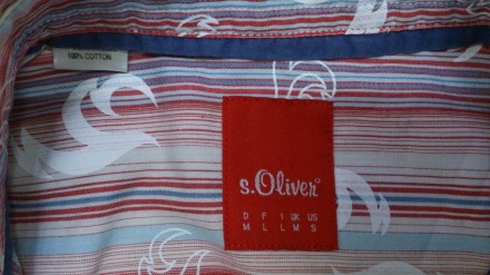 Продам рубашку известного немецкого бренда S'Oliver, оригинал, одевалась пару ра. . фото 6