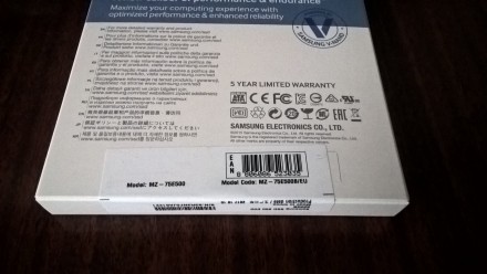 Продам абсолютно новый на коробке стоит заводская пломба.
Samsung 850 Evo-Serie. . фото 3